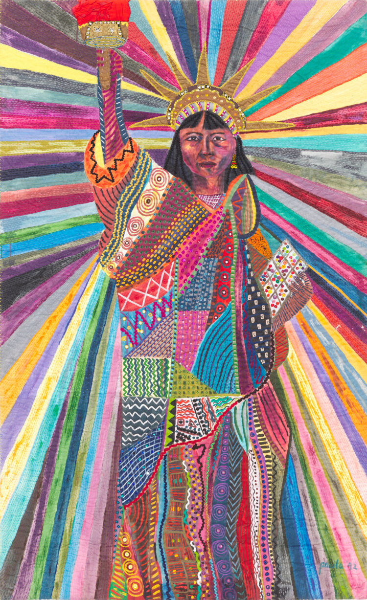 Pacita Abad LA Liberty 1992 Weekend Reads #248 | Pacita Abad, L.A. Liberty, 1992