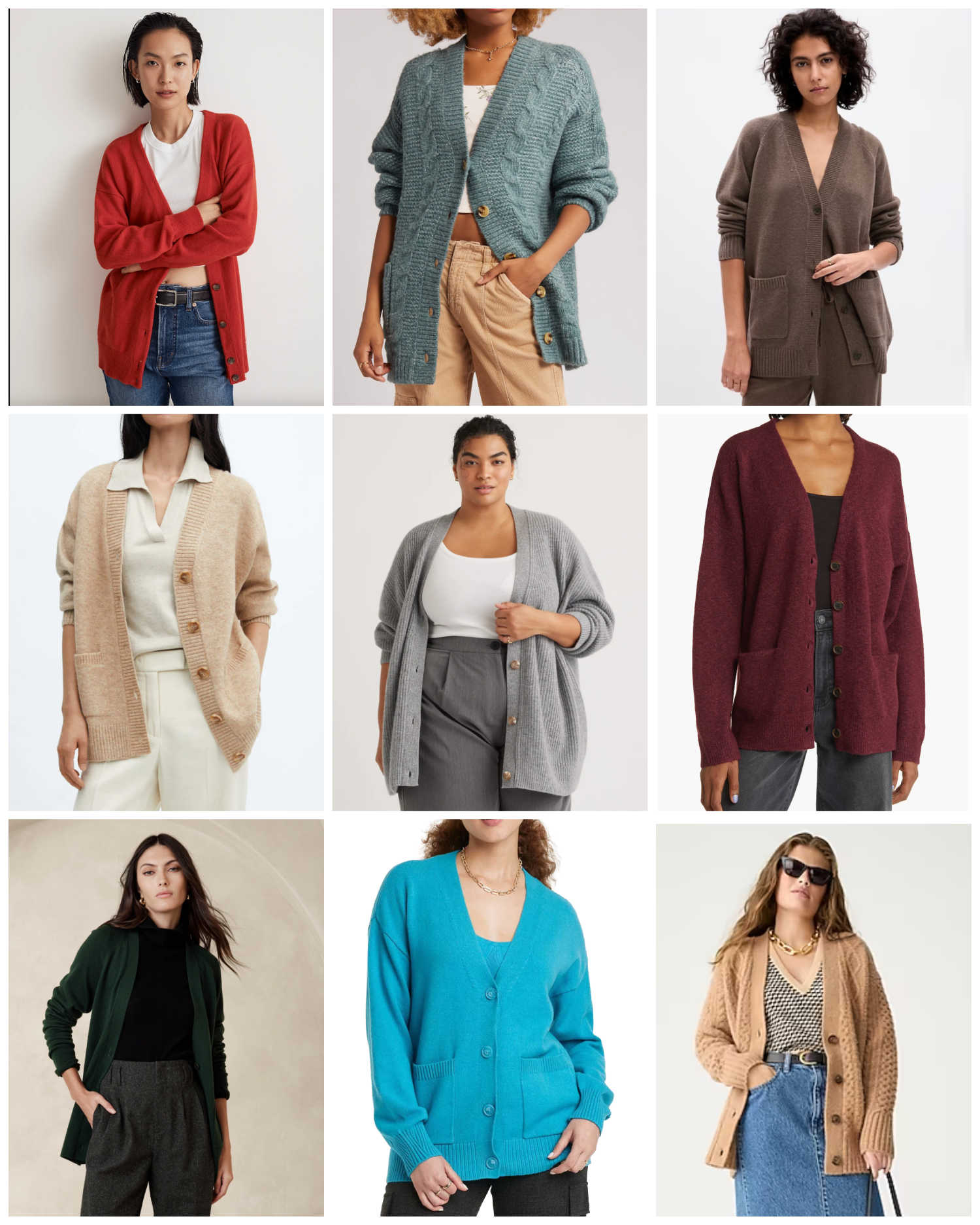 What Cardigans Are In Style For 2025? | Wardrobe Oxygen | Real-Life ...