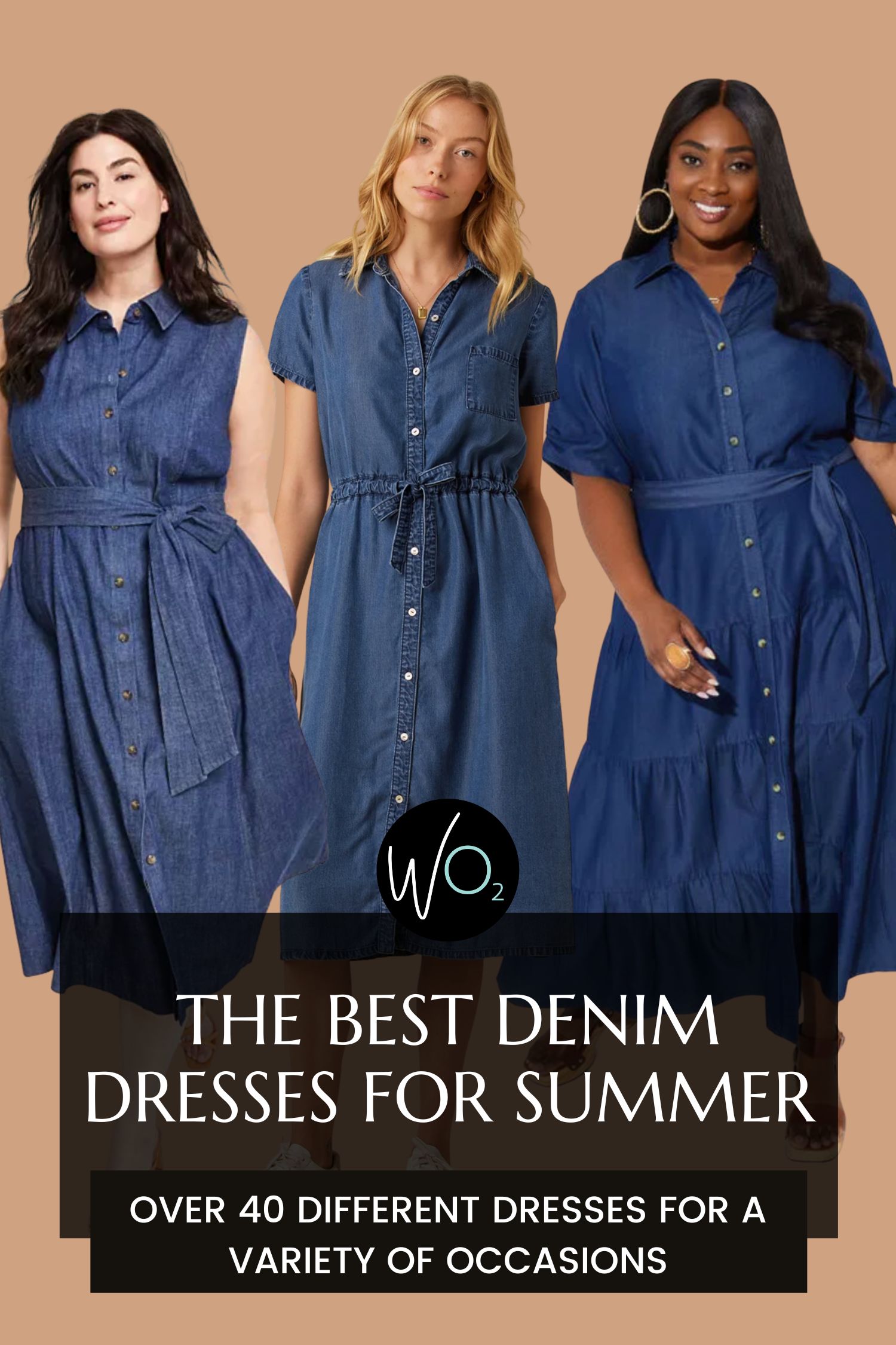 40+ Denim Dresses for Summer and Every Style and Size