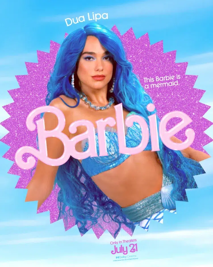 Dua Lipa Barbie movie