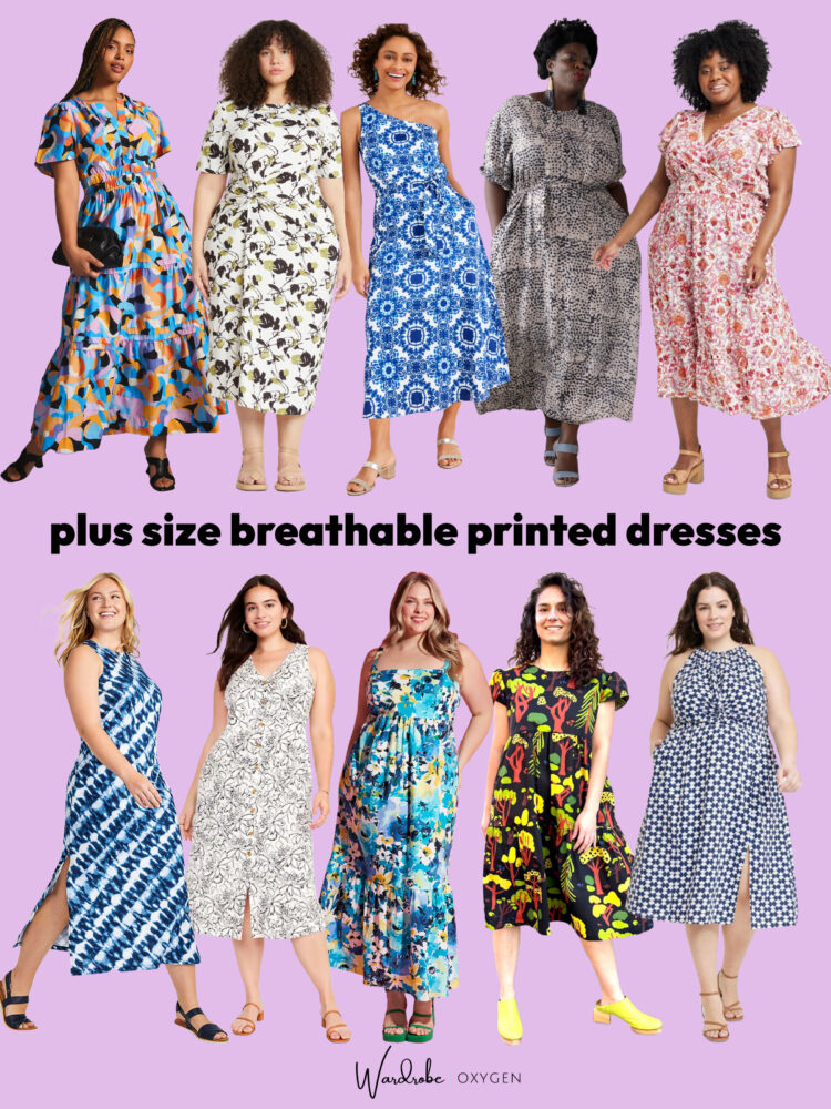 Plus Size Printed Summer Dresses