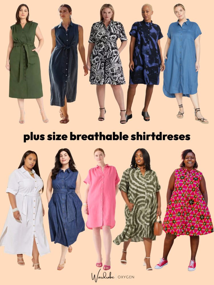 Plus Size Shirtdresses for Summer