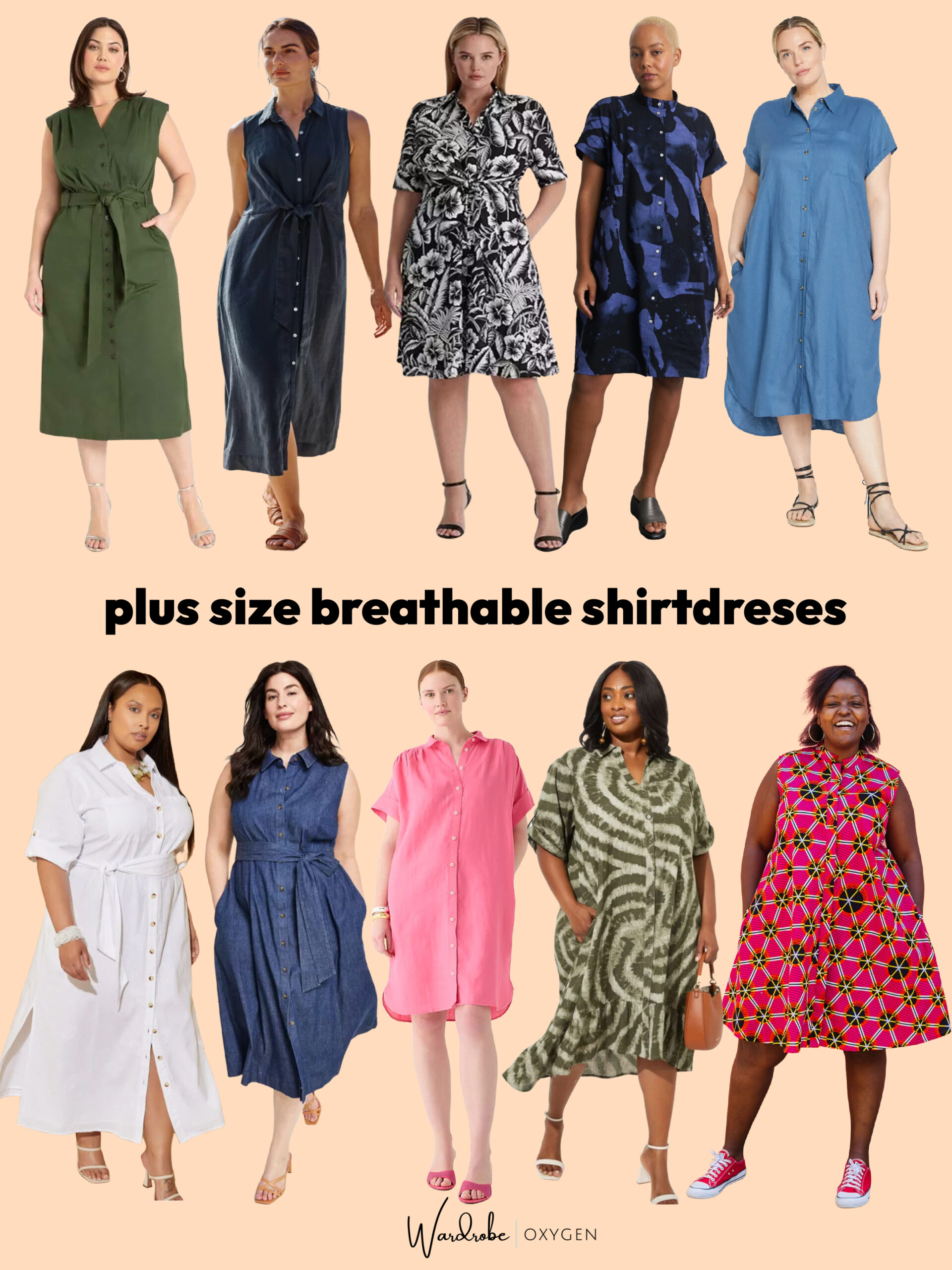40+ Chic Plus Size Breathable Summer Dresses: