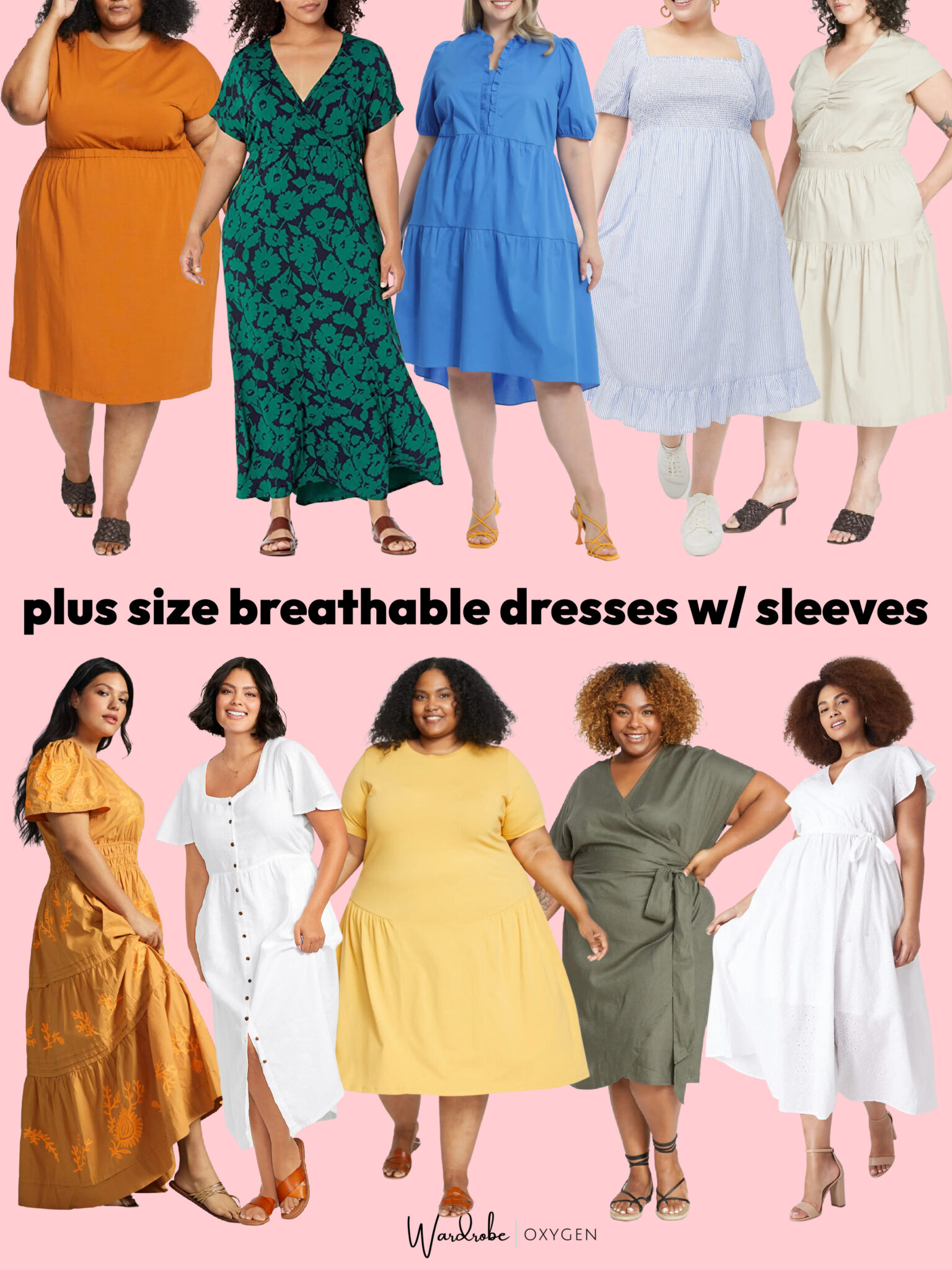 40+ Chic Plus Size Breathable Summer Dresses: