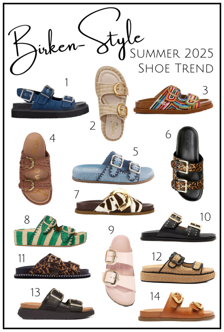 14 birkenstocks or birkenstock-inspired sandals on trend for summer 2025