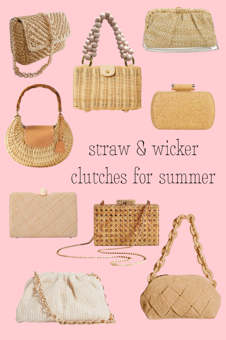 straw and wicker clutches | Weekend Reads #250