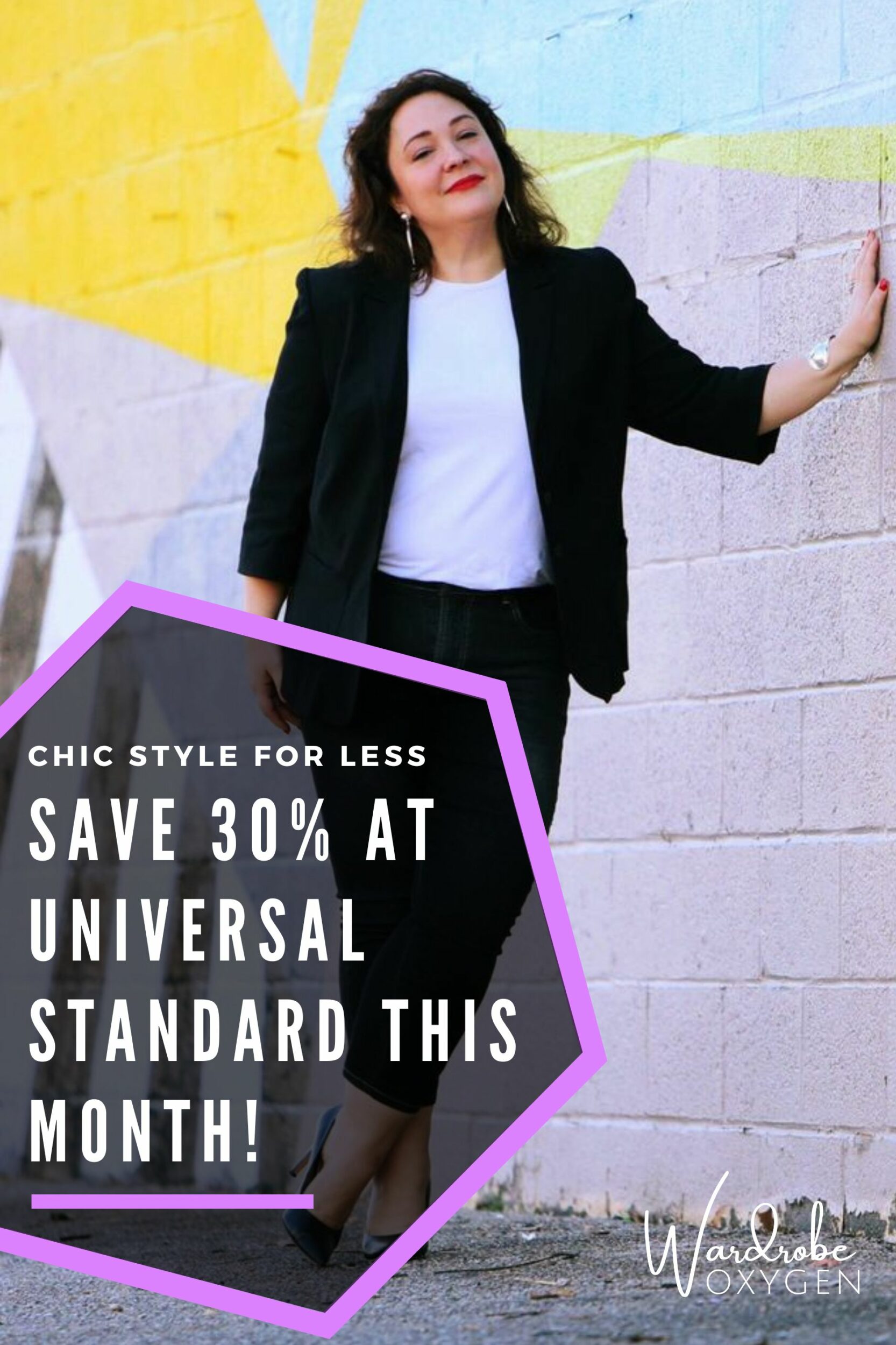 Wardrobe Oxygen's curated collection at Universal Standard and a discount code for 30% off