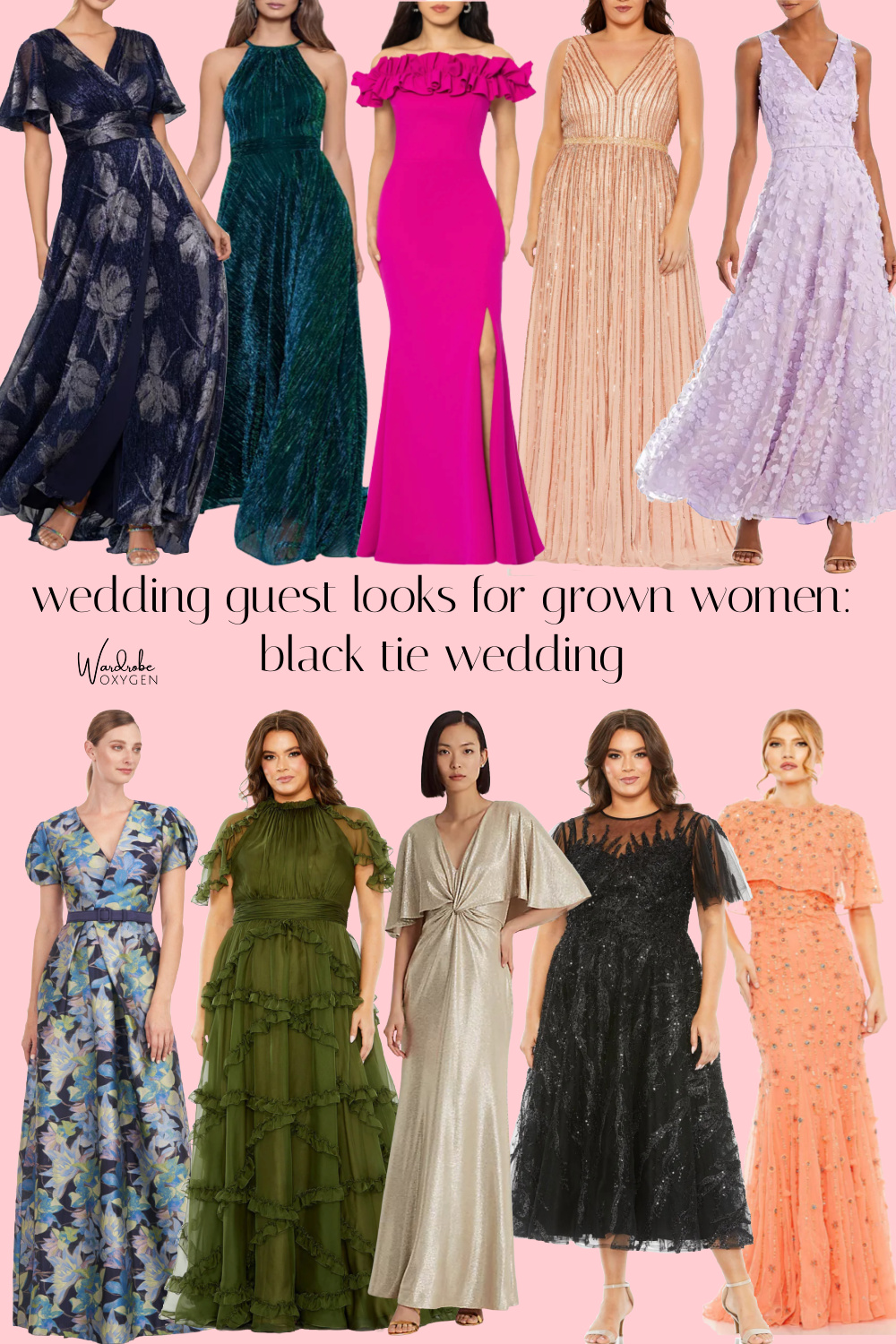 Black Tie Wedding Guest Dresses | Summer Wedding Guest Dresses for Grown Women