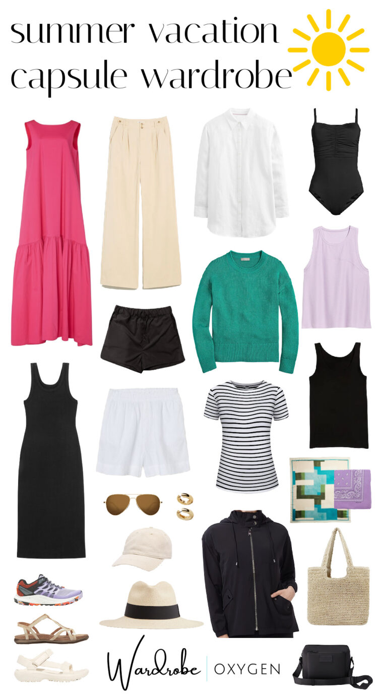 Summer Vacation Capsule Wardrobe For Women