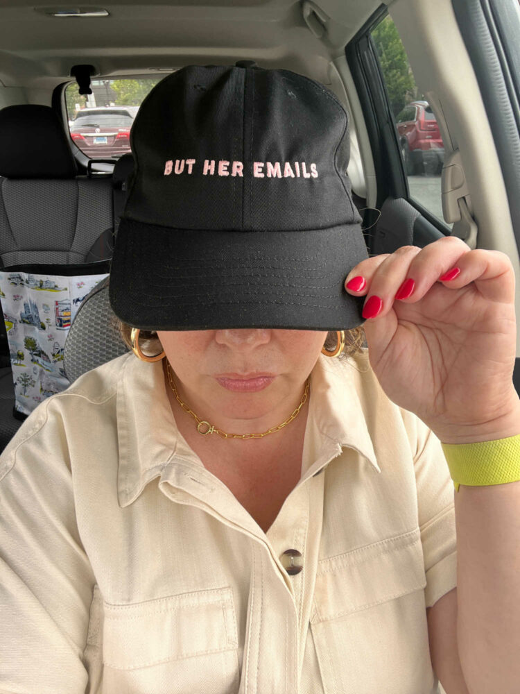 But her emails cap