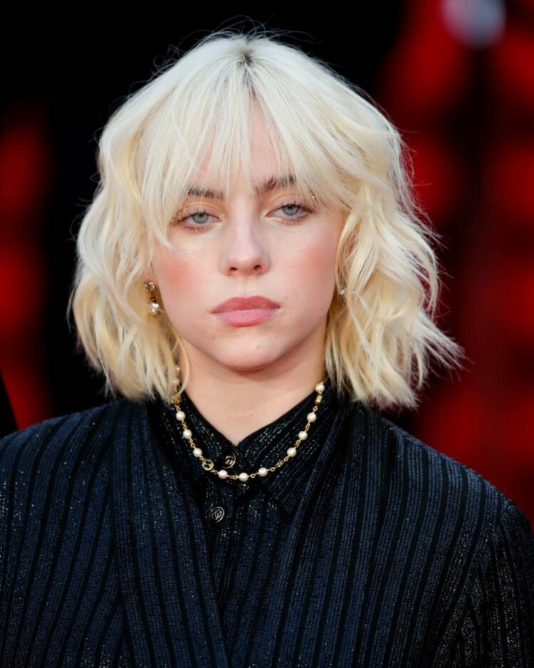 billie eilish transition shag haircut