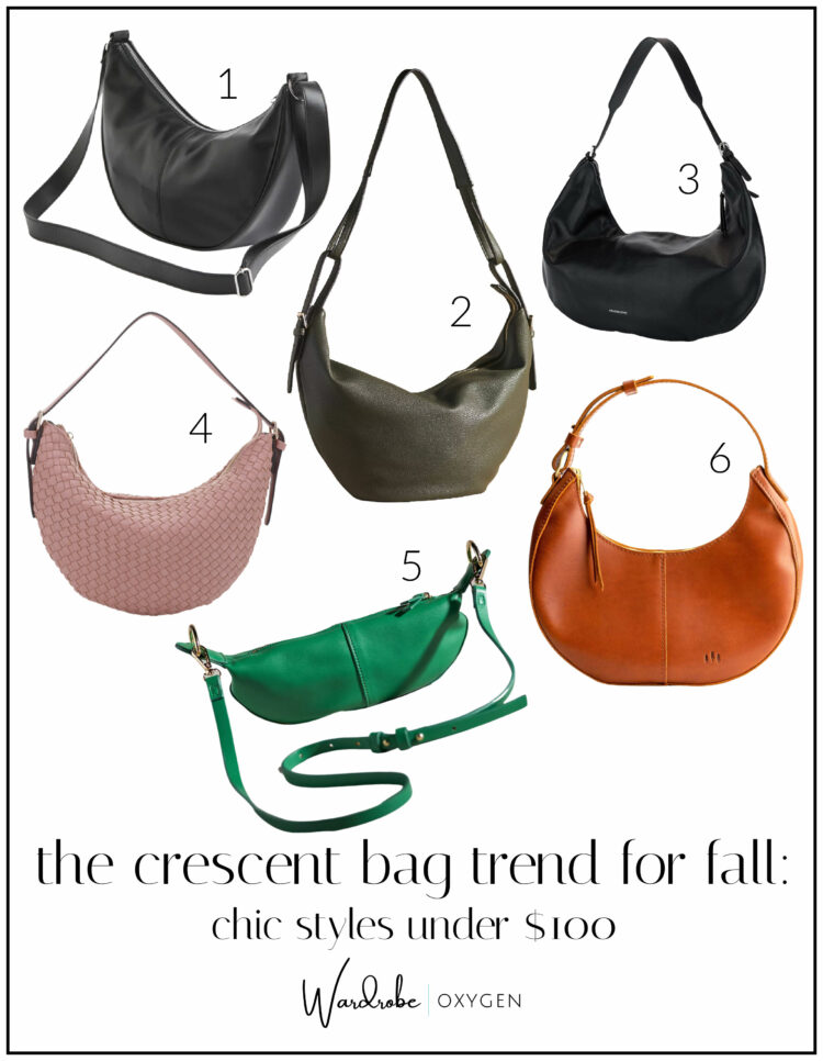 Budget-friendly crescent bags for fall