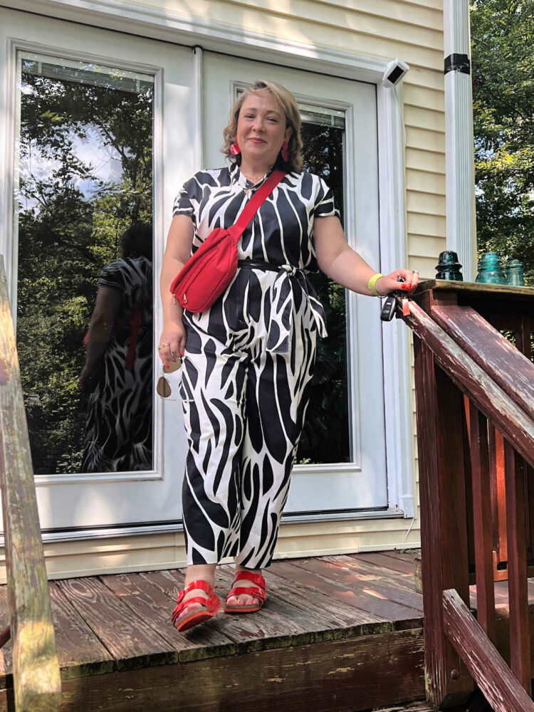 Natori jumpsuit | What I Wore In July