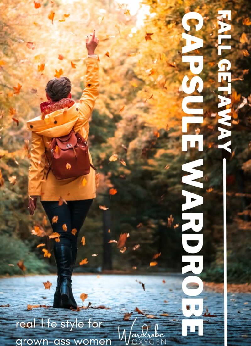 Fall Getaway Capsule Wardrobe: 12 Looks in 1 Carryon Bag
