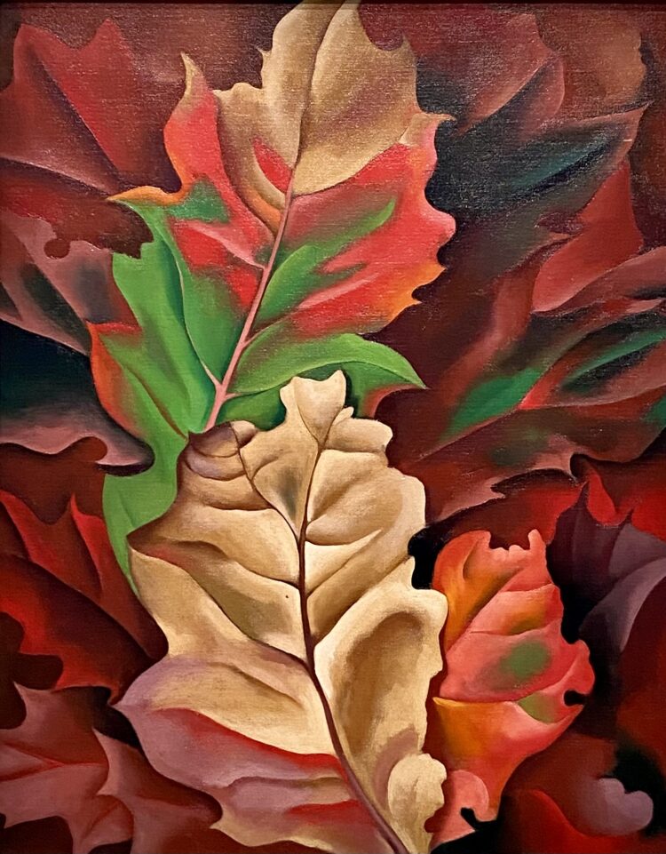 Georgia O'Keeffe, Autumn Leaves, Lake George, New York, 1924