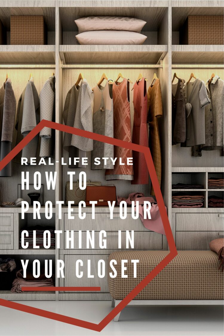 tips on how to protect your clothing and your accessories and footwear. Lessons I learned when a tree fell through my closet and I saw what survived and what was ruined