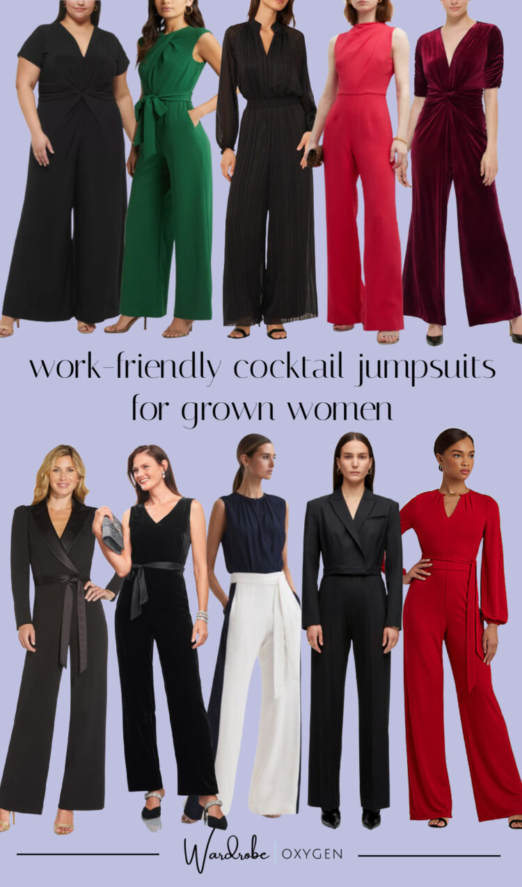 Best Cocktail Jumpsuits for Grown ass Women Wardrobe Oxygen
