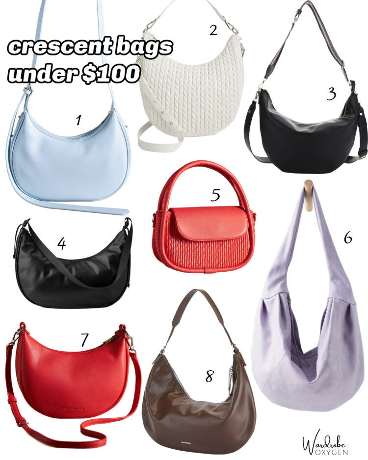 stylish crescent bags under $100