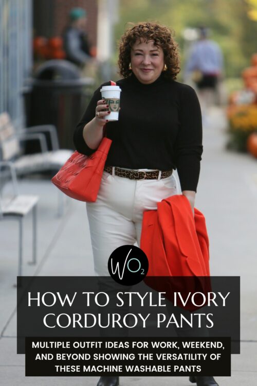How to Style Ivory Courdory Pants with Talbots