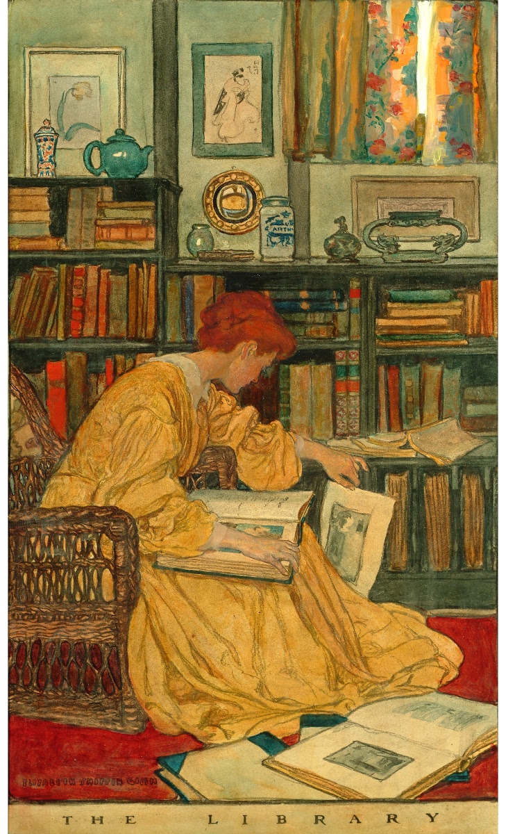 Elizabeth Shippen Green - The Library, 1905