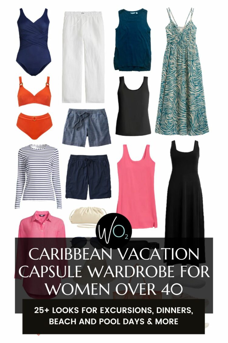 caribbean vacation capsule wardrobe for women over 40 by wardrobe oxygen