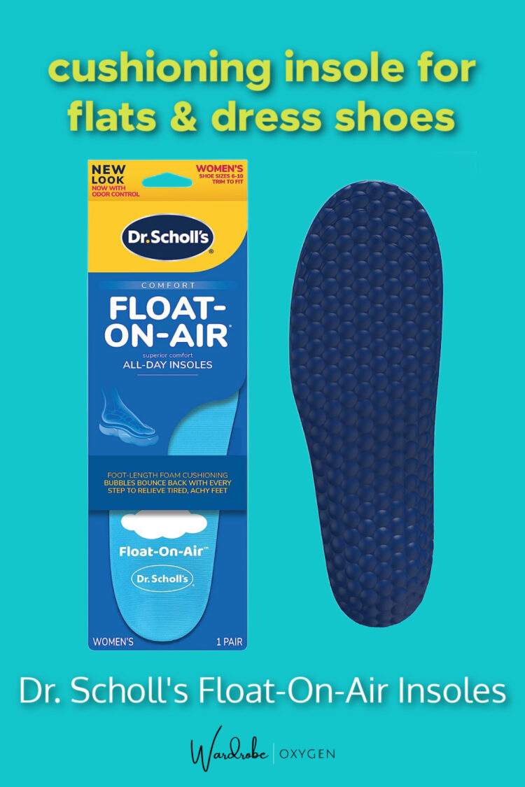 dr. scholls float on air insoles review for flats and dress shoes