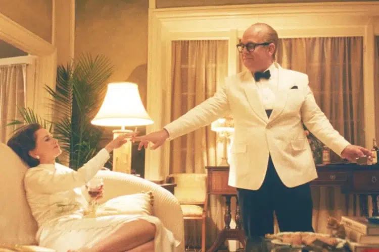 Truman Capote and Babe Paley in Feud: Caposte vs. the Swans