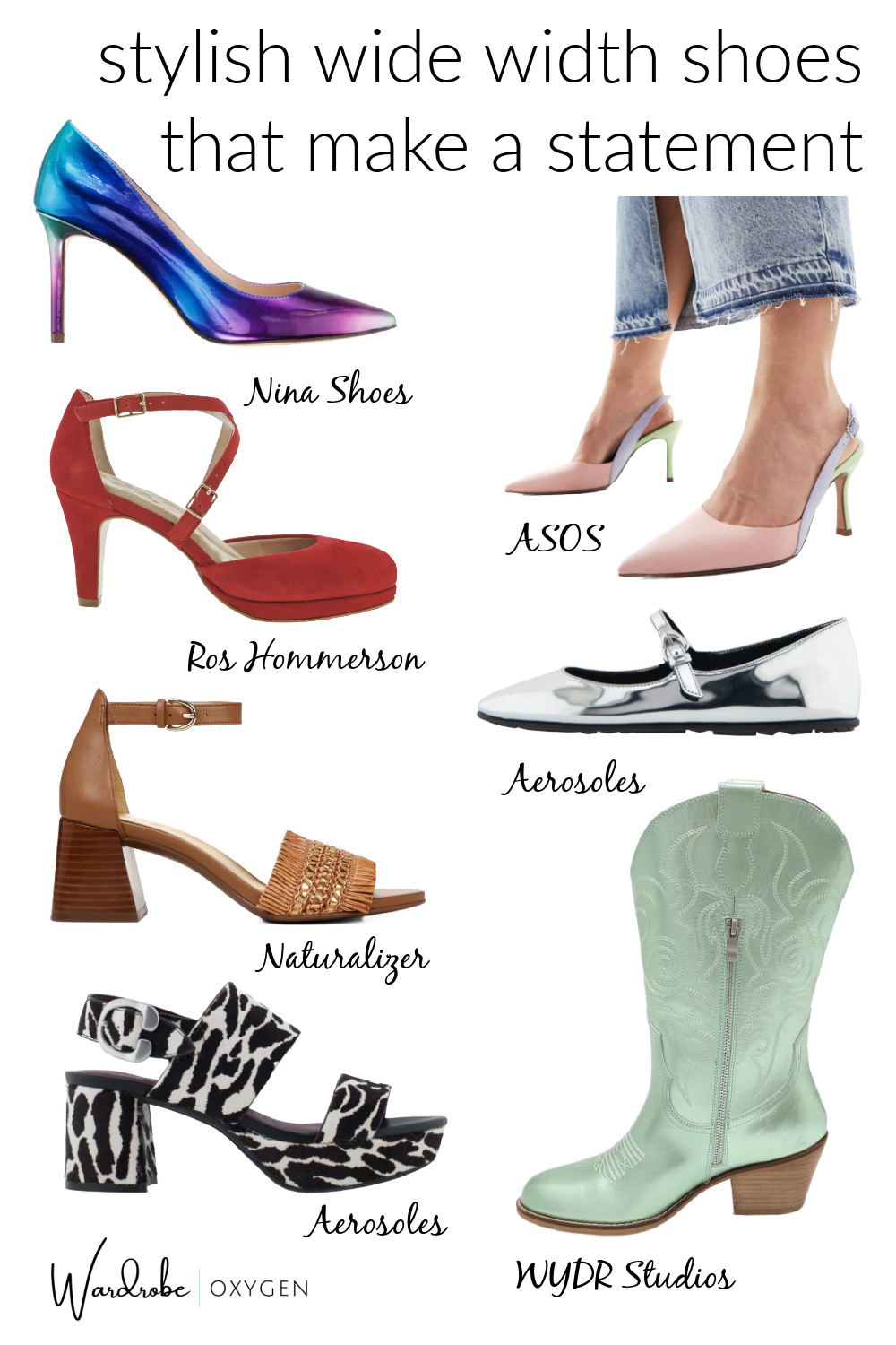 stylish wide width shoes