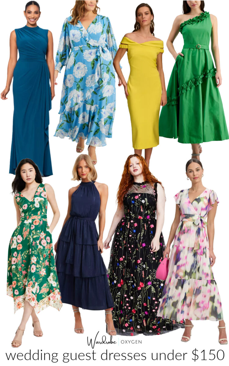 wedding guest dresses under $150 from Macy's