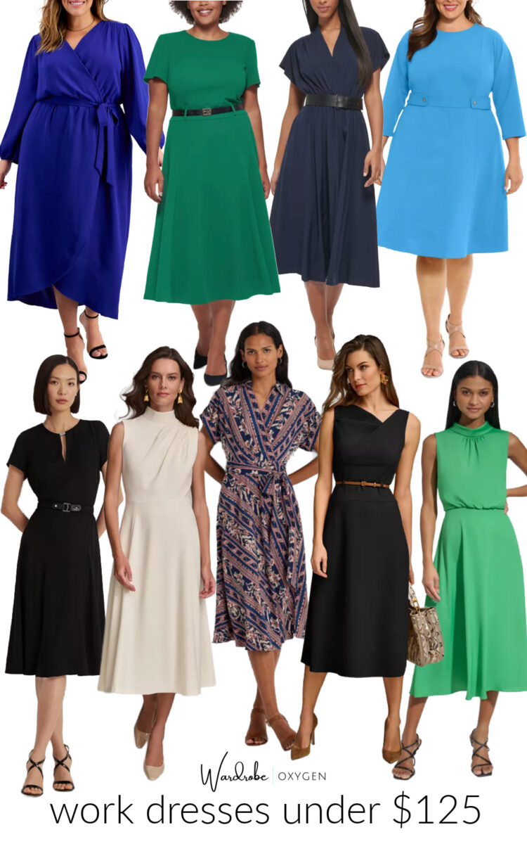 work dresses under $125 at Macy's