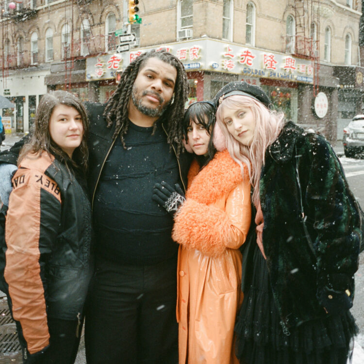 The four-member band Mannequin Pussy, image via the New York Times