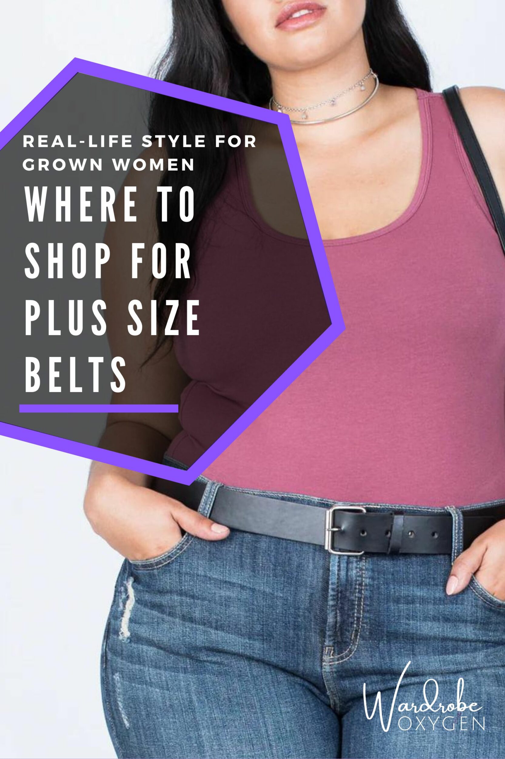 where to shop for plus size belts for women