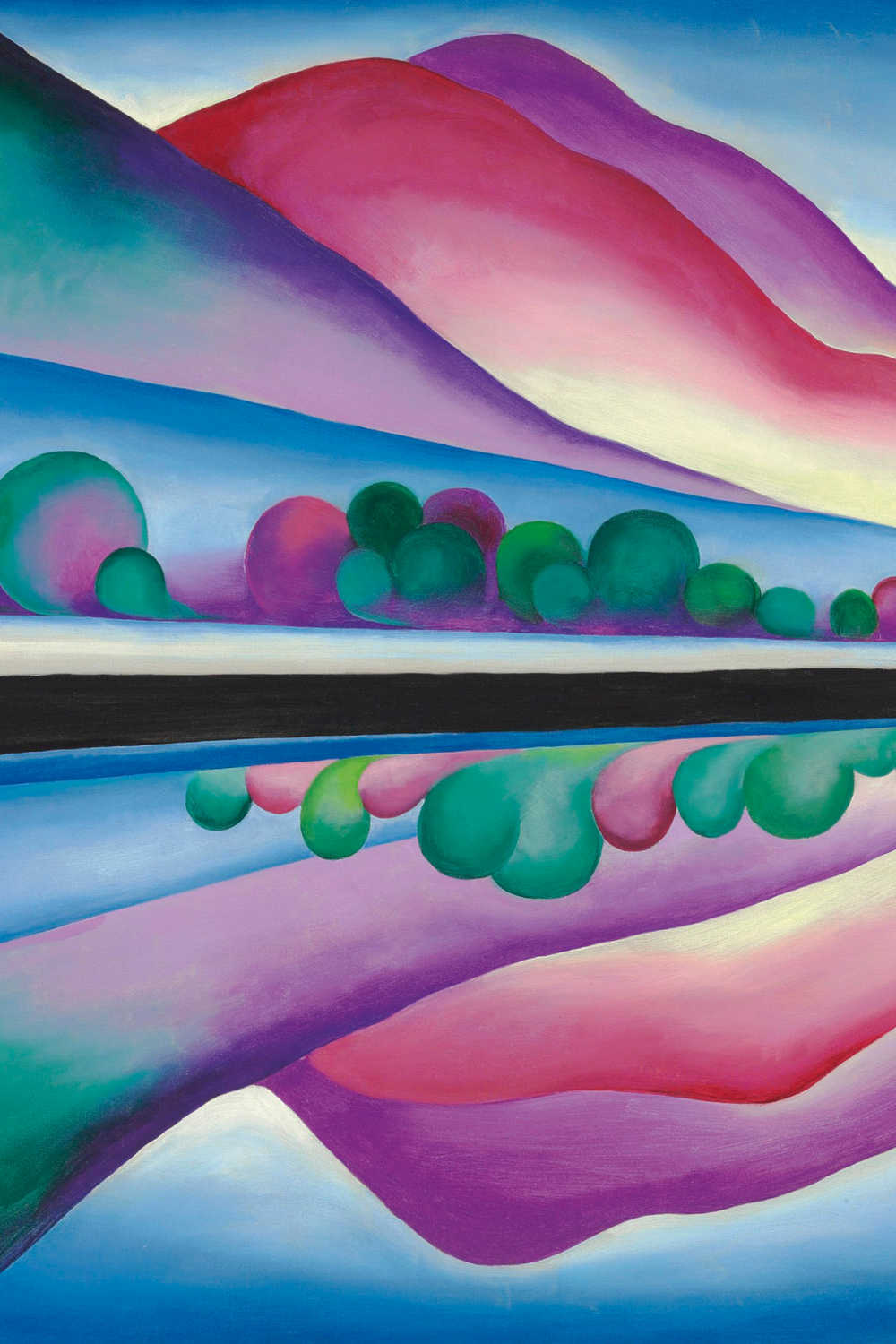 Georgia O'Keeffe, Lake George Reflection, 1922