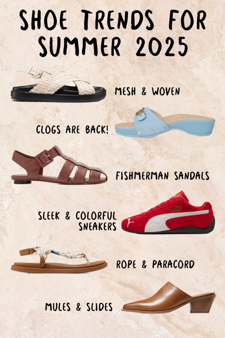 shoe trends for summer 2025