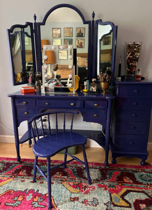 The Lacquered Shine of Starry Night Blue