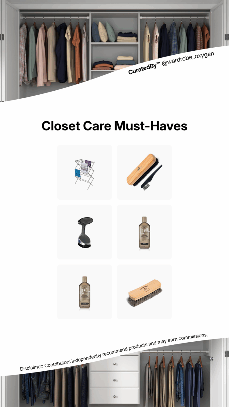 Wardrobe Oxygen's list of closet care must haves