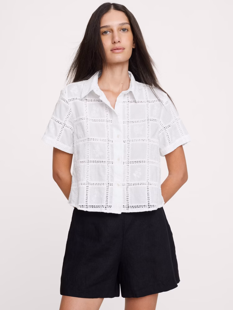 Fast Fashion Destroyed Our Concept of Price and Value 5 banana republic boxy shirt in embroidered cotton