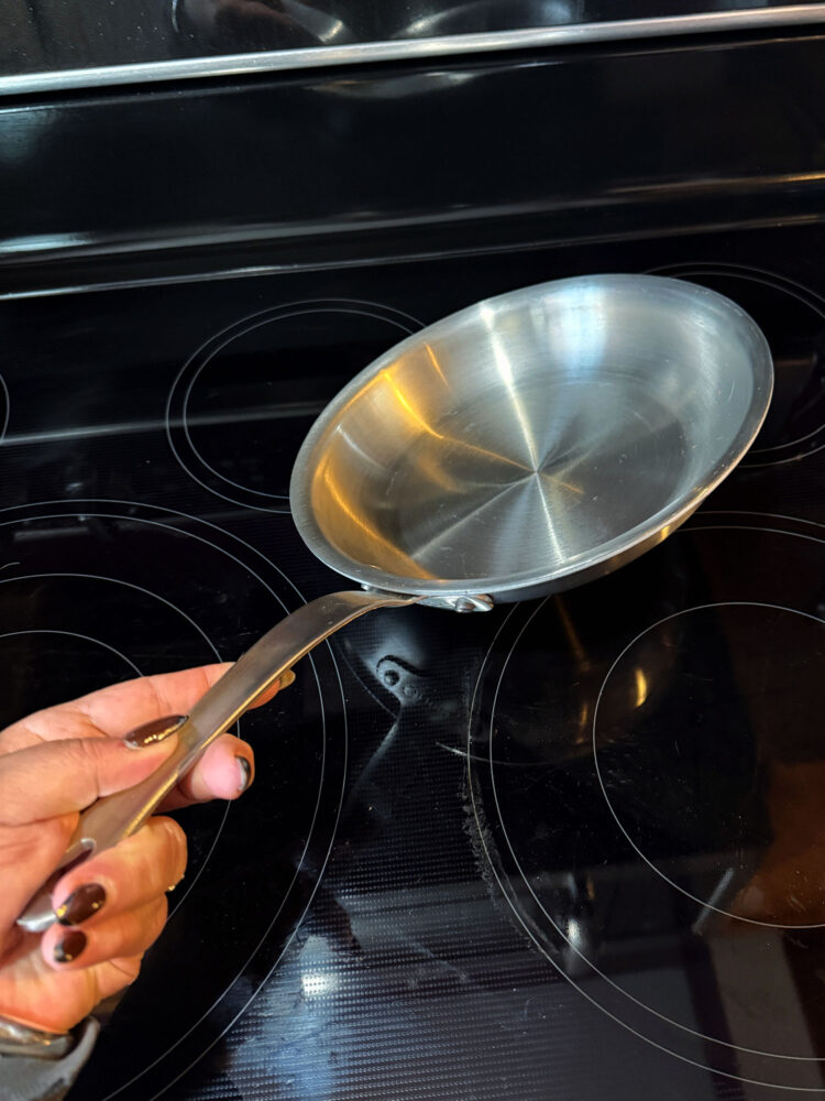 quince stainless steel frying pan 