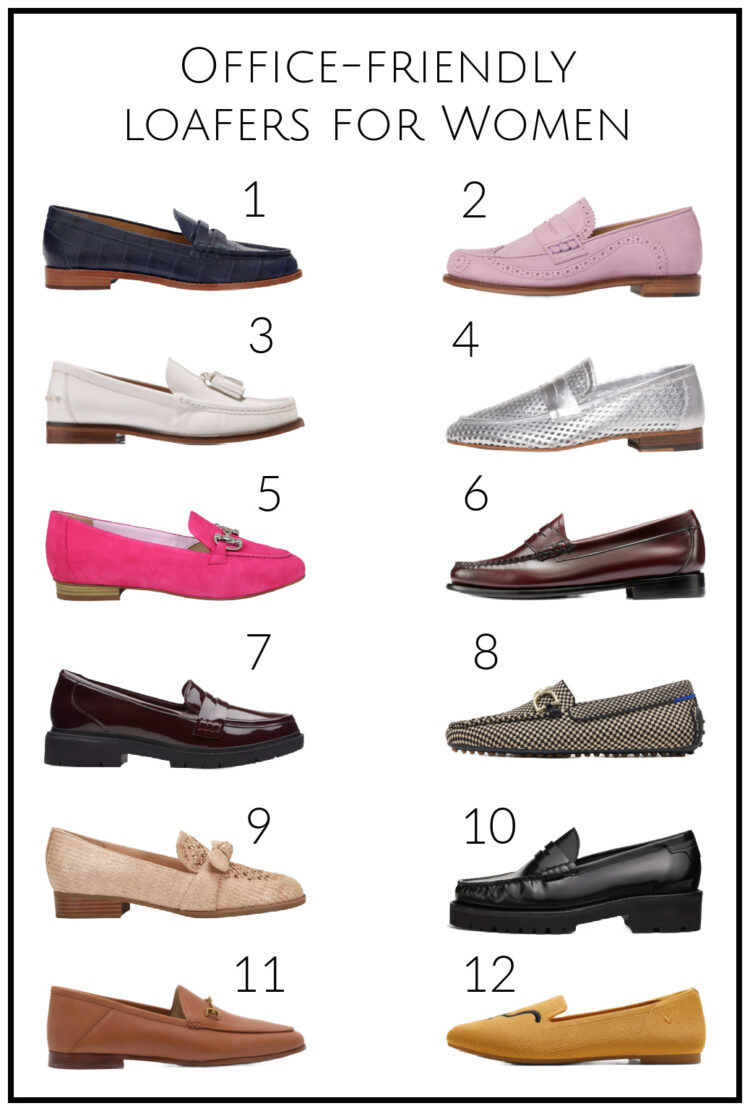 12 office friendly loafers for women