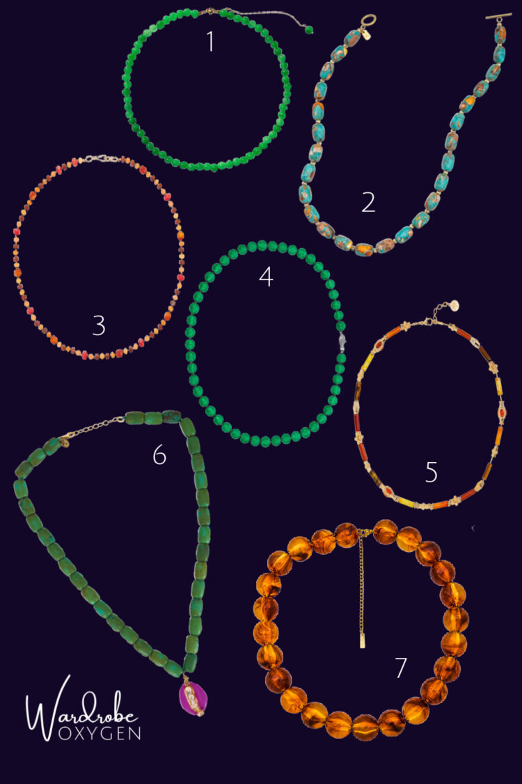 beaded necklace trend for summer 2025