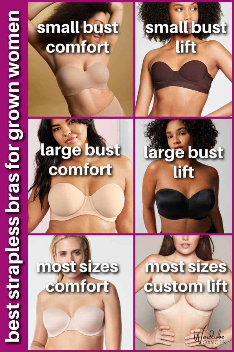 best strapless bras for grown women