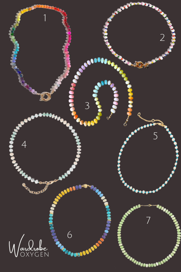 candy beaded necklace trend 2025