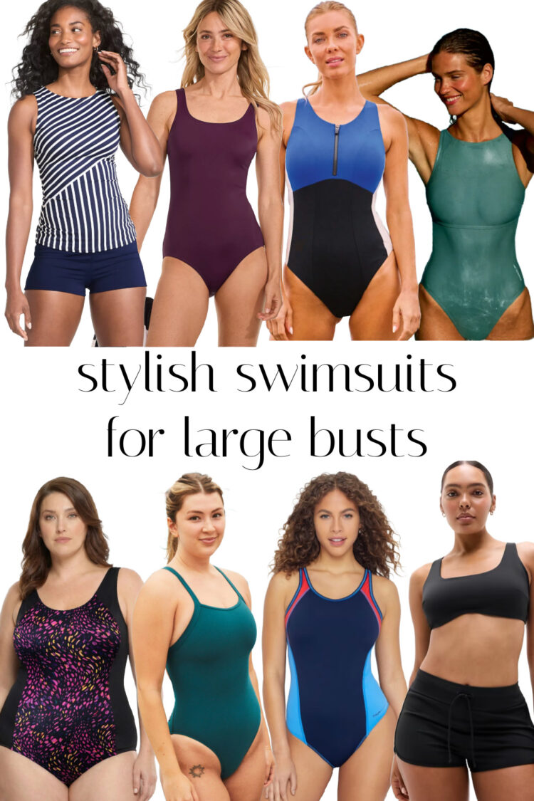 The Best Large Bust Swimsuits for Grown Women: 2026 Edition 5 large bust swimsuits for racing surfing athletics curated by wardrobe oxygen for 2026
