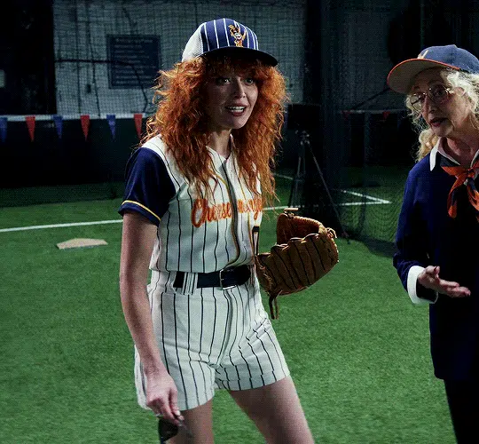 poker face natasha lyonne baseball gif