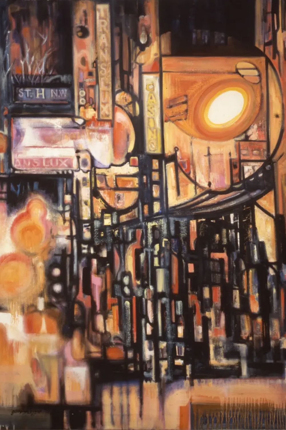 Georgia Mills Jessup, Rainy Night, Downtown, 1967 | Weekend Reads for the Start of June