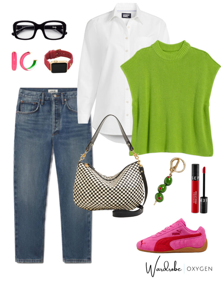 how to style ankle jeans with sneakers in 2025