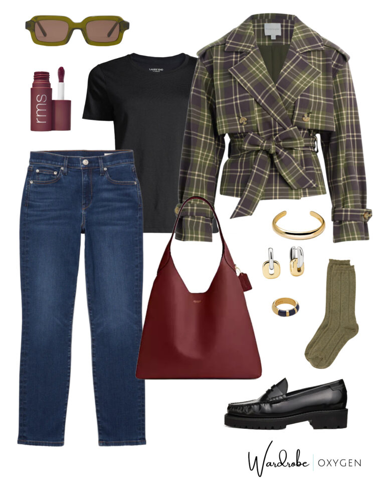 how to style ankle jeans for fall