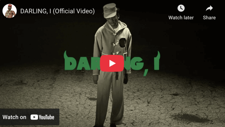 Screenshot from YouTube of DARLING, I (Official Video) by Tyler, The Creator