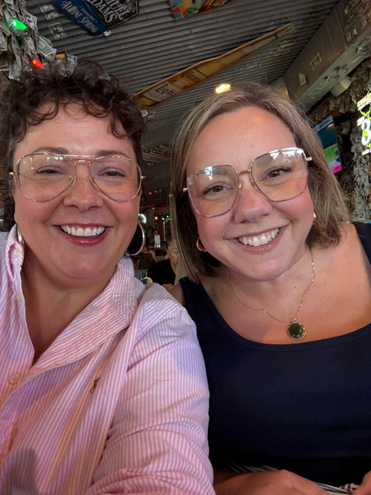Alison and Debbie at the Purple Parrot Rehoboth Beach, August 2025