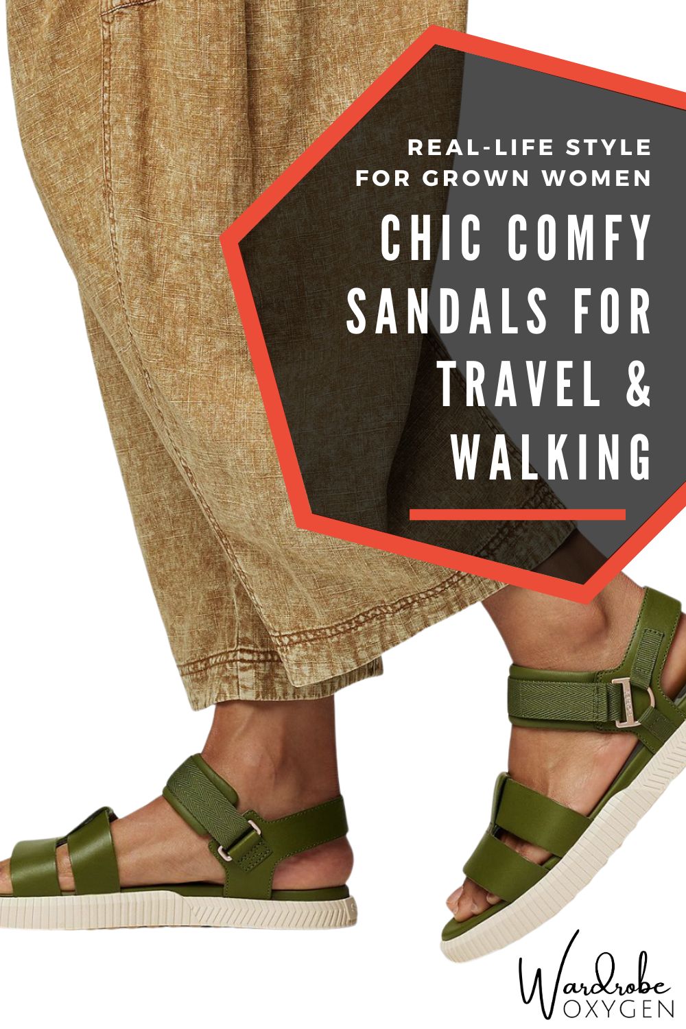 chic comfy sandals for grown women over 40 travel and walking sandal fashion trends wardrobe oxygen